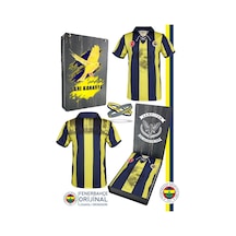Fenerium Fenerbahçe Lisanslı 100. Yıl Forma Spor Bileklik Set Kanarya Baskılı Ahşap Kutulu Sarı-Lacivert Sarı - Lacivert