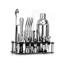 Tcherchi Paslanmaz Çelik Kokteyl Seti - Gümüş Zi