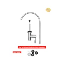 Su Arıtma Cihazı Lüx Krom Musluk Tüm Markalara Uyumludur