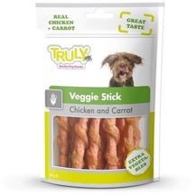 Truly Tavuk ve Havuçlu Yumuşak Burgu Köpek Ödülü 90 G