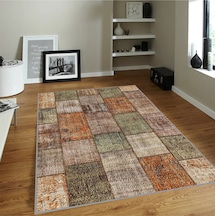 Rovigo Home Dijital Baskı Yıkanabilir Kaymaz Taban Salon Halısı  RVG1820 Çok Renkli