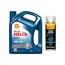 Shell Helix Hx7 Motor Yağı 10w-40 4 Litre + Klima Bombası 200 ML