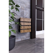 Moka Park Avm Akasya Duvara Monte Katlanabilir Tabure Çok Ceviz