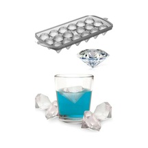Elmas Şeklinde Buz Kalıbı 18'li Plastik Diğer