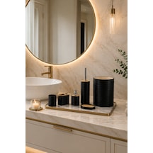 Vıchy Banyo Seti Vıchy-7230 6 Prç Black X12 Mavi
