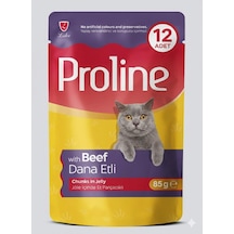 Proline Pouch Dana Etli Yaş Kedi Maması 12 X 85gr