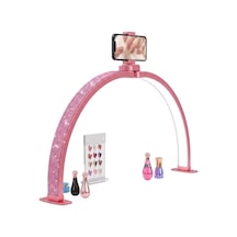 Trled F-700a 70cm Pembe Elmas Desenli Katlanabilir Masaüstü Manikür Ve Protez Tırnak Lambası Belirtilmemis