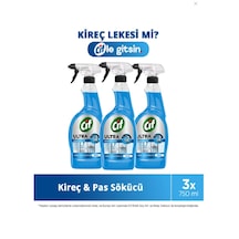 Cif Ultra Sprey Kireç Ve Pas Sökücü 750 Ml X 3 Adet 3'lü Set