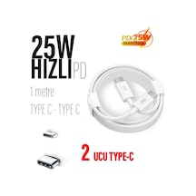 Samsung M33 5g Uyumlu Şarj Kablosu Type C 25w Hızlı Kablo