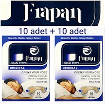 Frapan Horlama Azaltıcı Önleyici Burun Bandı 2 X 10'lu
