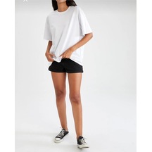 Kozia Outdoors Malkocbey Beyaz Oversize Unisex T-şhirt Beyaz Beyaz