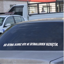 Bir Ihtimal Oluruz Diye Ne Ihtimallerden Vazgeçtim Araç Arkası Söz Oto Yazısı