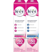 Veet Normal Ciltler için Tüy Dökücü Krem 200 ML + Hassas Ciltler için Tüy Dökücü Krem 200 ML