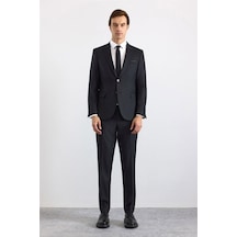 Süvari Siyah Slim Sivri Yaka Düz Pike Torba Cep Yıkamalı 6 Drop Takım Elbise Tk1020000359-s09 Süvari Siyah Slim Sivri Yaka Düz Pike Torba Cep Yıkamalı 6 Drop Takım Elbise Tk1020000359-s09