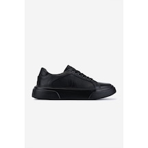Valmenti Erkek Hakiki Deri Siyah Sneakers & Spor Ayakkabı 1163 2027 Erk Ayk Sk25-26 Sıyah Dr Siyah