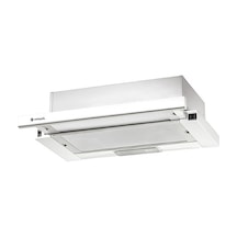 Eminçelik 13221 Sürgülü Çift Motorlu Aspiratör Beyaz