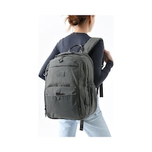 Baginn Unisex Sırt Çantası Paraşüt Kumaş Hafif Çok Cepli Yağmur İtici Kumaş 42 28 Cm 571 Collection Gri