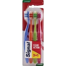 4 Adet Signal Diş Fırçası Clean Action 3+1 4 Adet Signal Diş Fırçası Clean Action 3+1