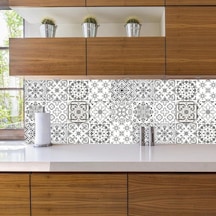 Mor 10 Adet Retro Desen Mat Yüzey Fayansları Etiket Transferleri Kapakları Mutfak Banyo Dayanıklı Sanat Duvar Sticker Dğ. 56865195 Diğer