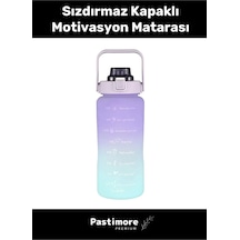 Premium Özel Üretim Çift Renk Ölçü Baskılı Sızdırmaz Akmaz Motivasyon  Plastik Su Şişesi