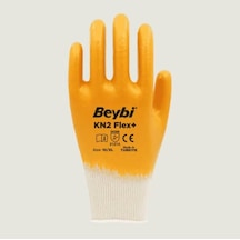 Beybi Kn2+ Flex Plus Nitril Sarı Eldiven 10 No