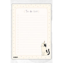 Yapılacaklar Listesi - A5 - 50 Sayfa - To Do List - Checklist - Kontrol Listesi - Planlayıcı - 3997 Çok Renkli