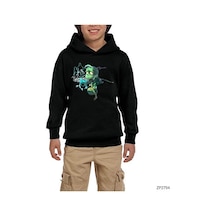 Zepplin Giyim League Of Legends Amumu Siyah Çocuk Kapşonlu Sweatshirt
