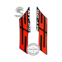 Hades Motosiklet Aksesuarları Yamaha Mt25 Sticker Seti Kırmızı