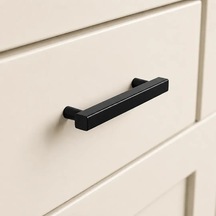 System Mobilya Kulbu Siyah Renk 160mm Kulp Sy8800 0160 Al6-al6 Çok Renkli