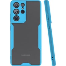 Samsung Galaxy S21 Ultra Kilif Kamera Korumali Colorful Kapak 502110854