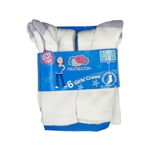 Fruit Of The Loom Girls Crews Çorap 6lı Paket L Çok Renkli
