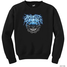 Avenged Sevenfold Lighting Skull Siyah Sweatshirt