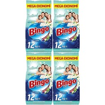 Bingo Matik Toz Çamaşır Deterjanı Festival Beyazlar ve Renkliler 4 x 12 KG