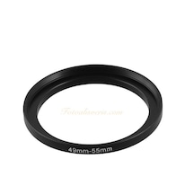 49Mm-55Mm Dönüştürücü Step Up Halka Adaptör 49-55Mm