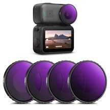 K&f Concept Djı Osmo Nano Uyumlu 4 Lü Nd Filtre Seti / Nd8 Nd16 Nd32 Nd64