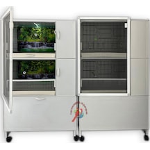 İstanbul Kafes Model 4Dy Pvc Kuş Dolabı
