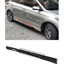 Hyundai i20 (2014-2018) Custom Yan Marşpiyel (Plastik) BOYASIZ