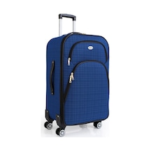 Kabin Boy 4 Teker Kumaş Valiz Saks Mavi 1081 Saks Mavi