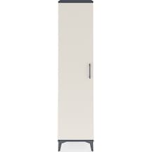 Arges Dolap 4 Raflı Tek Kapaklı 44x30x182 Antrasit-aytaşı Antrasit