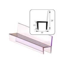Şeffaf Plastik Cam Kapı Fitili-Contası 250 Cm (190+60) Ck-10