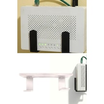 Usin Kendinden Yapışkanlı Duvara Asılabilir Modem Adsl Wifi Router Saklama Duvara Montaj Kutusu Organizer Raf Beyaz Çok Renkli