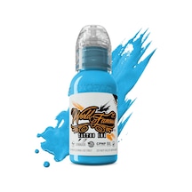 World Famous Ink Light Wave Açık Mavi Dövme Boyası 1oz - 30ml