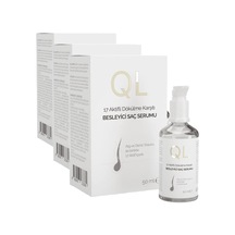 Ql 17 Aktifli Saç Dökülmesine Karşı Serum Alg Ve Deniz Yosunu İçerikli Besleyici Saç Serumu 3 Paketi