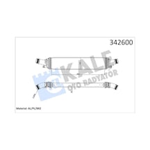 Kale 342600 Turbo Radyatörü Intercooler - Audi A5 2008- 2.0 Tfsi 8k0145805g - 8k0145805l - 8k0145805p