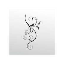 Folyo Sticker Desen Adkpquy386 70cm Uzunluk Siyah