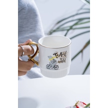 Acar Travel Porselen Kupa - 200 Ml Renkli