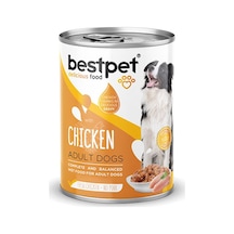 Bestpet Parça Etli Tavuk Etli Yetişkin Köpek Konservesi 12 Adet 400 Gr 243-20022.03