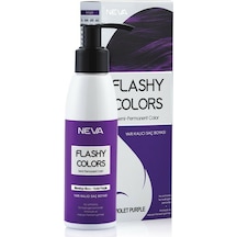 Neva Flashy Colors Yarı Kalıcı Saç Boyası Menekşe Moru 100Ml (475040754)