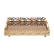 Canba M Gold Dikdörtgen Tepsi 40 Cm