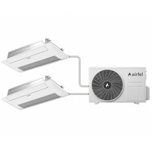 Airfel Multi 3LMX80N 27.000 BTU/H Dış 12 + 18 İç Tek Yön Kaset Tipi Klima